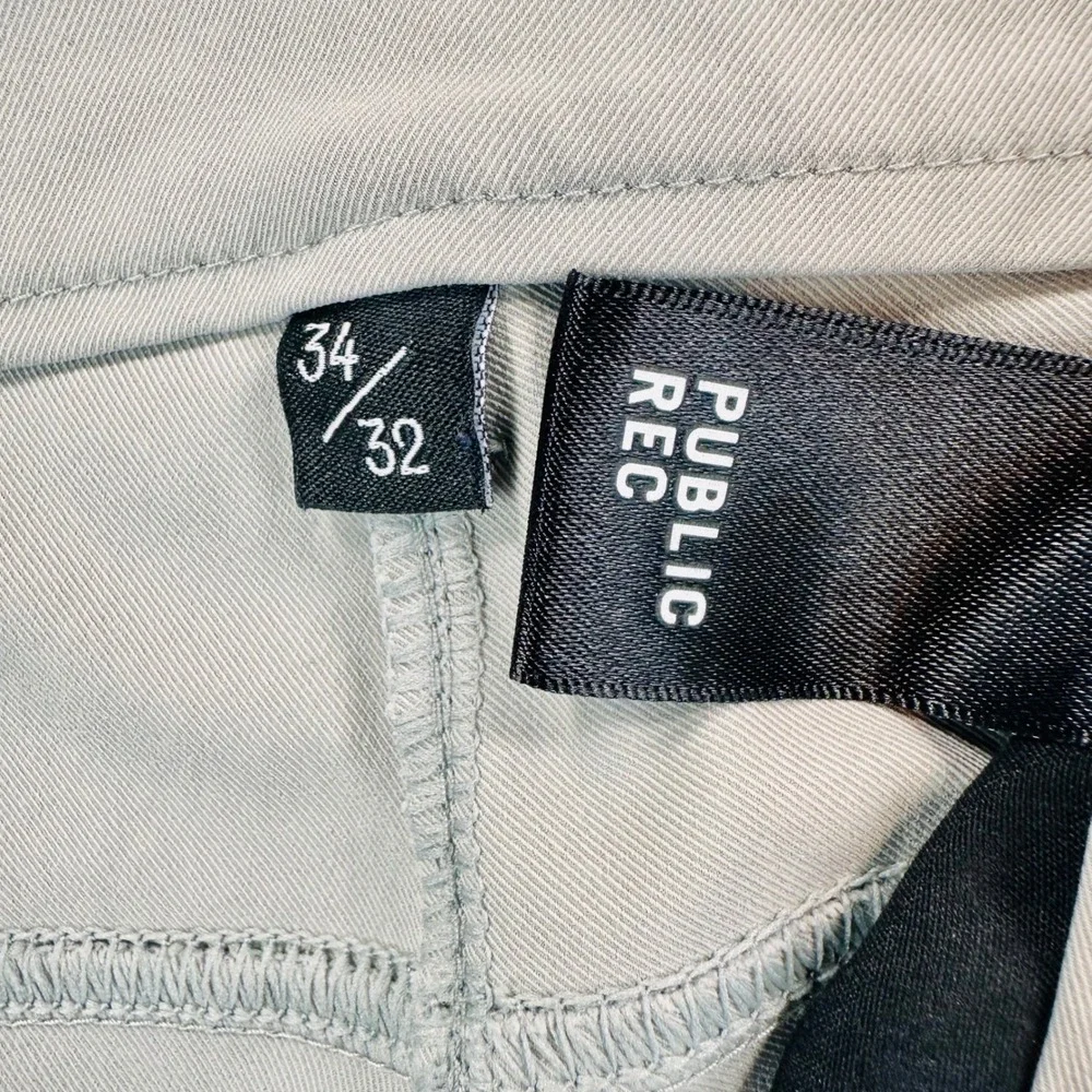 Public Rec Dealmaker 5-Pocket Pants Men's 34x32 Stone Gray Technical Trousers